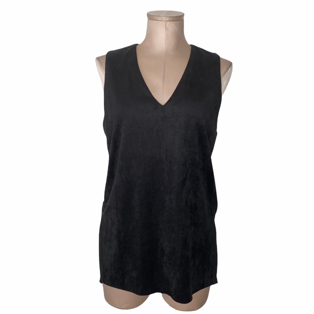 Feel the Piece Terre Jacobs Suede Tunic Top Sz XS